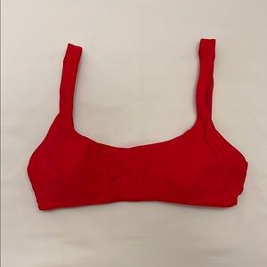 Aerie Red Women's bikini top, medium, NWOT